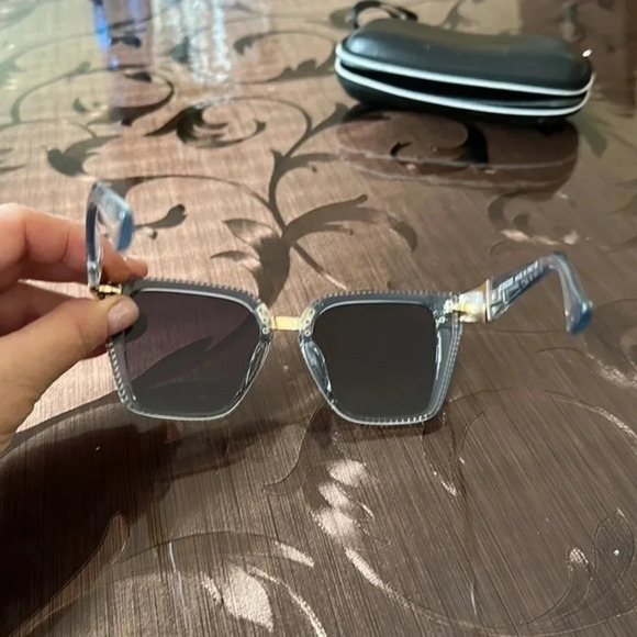 Fashion Square Gradient Mirror Sunglasses Women 2023 Retro - Picture 4 of 6